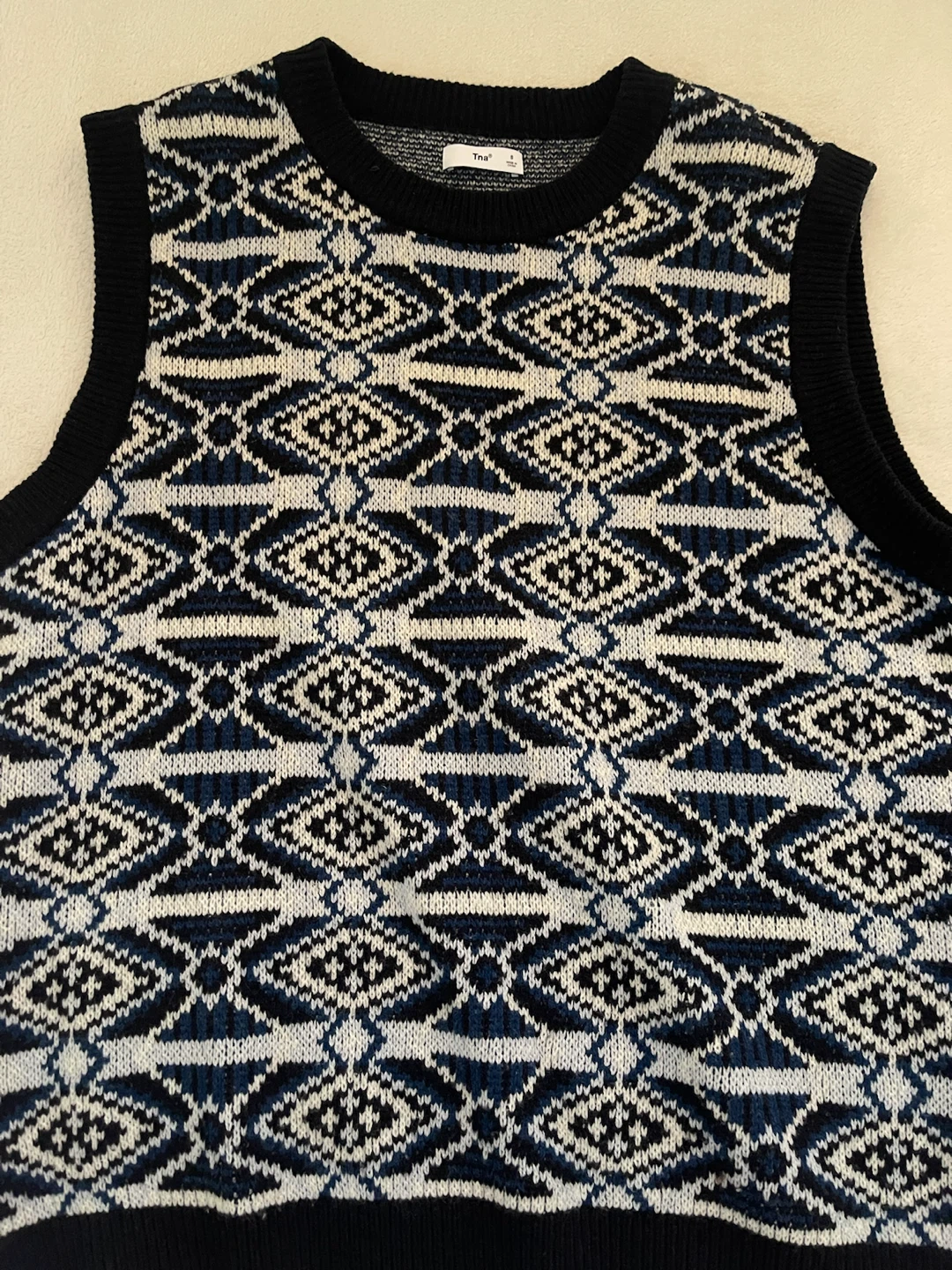 fair isle knit vest