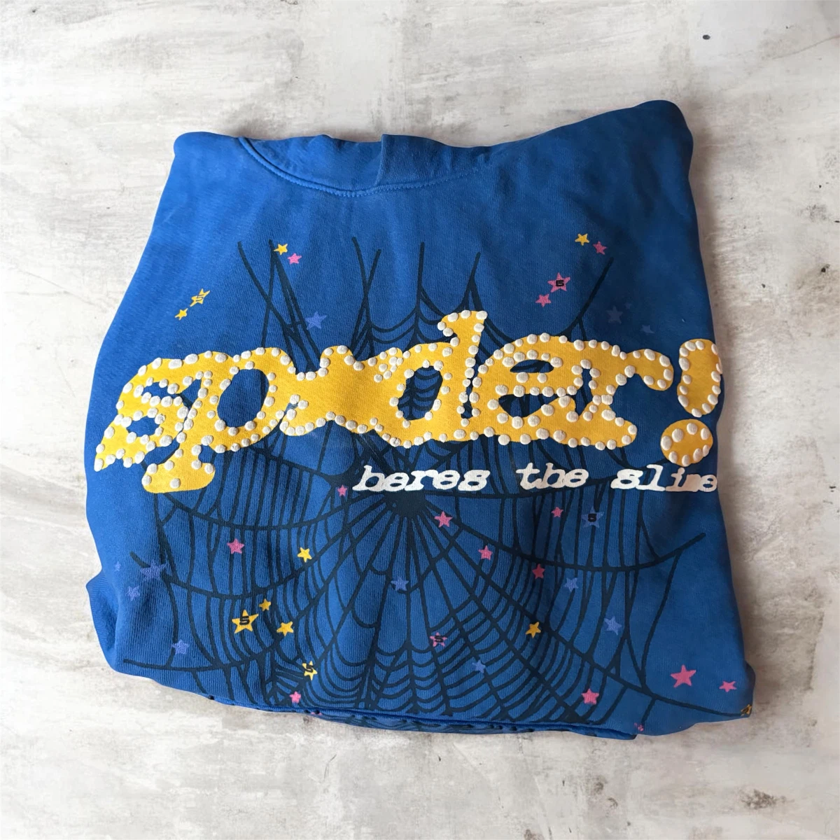 Sp5der Hoodie Blue