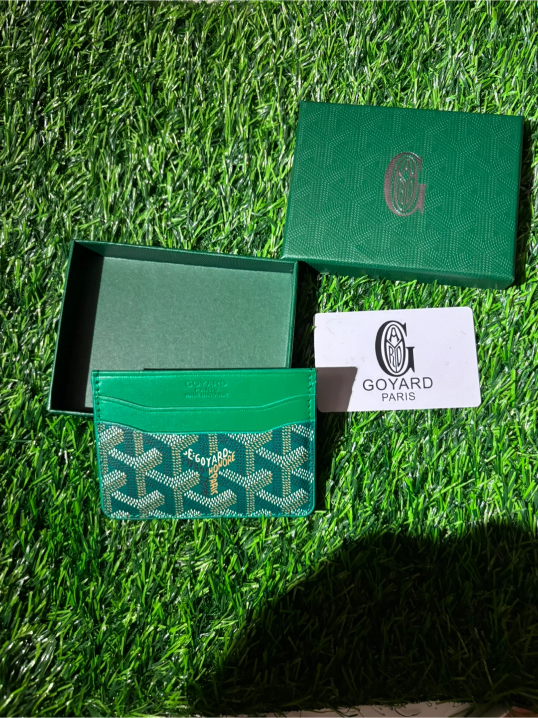 Goyard Green Cardholder