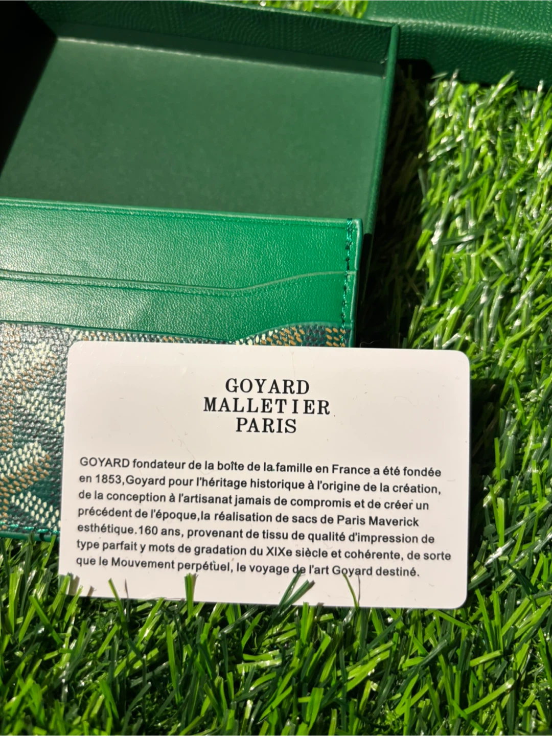 Goyard Green Cardholder - photo 3