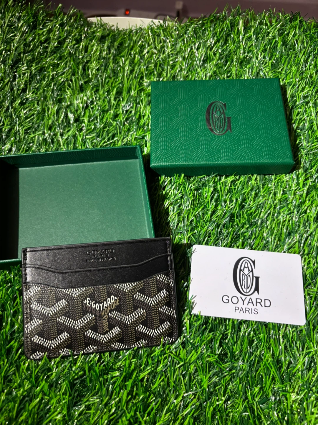 Goyard Card Holder with Box
