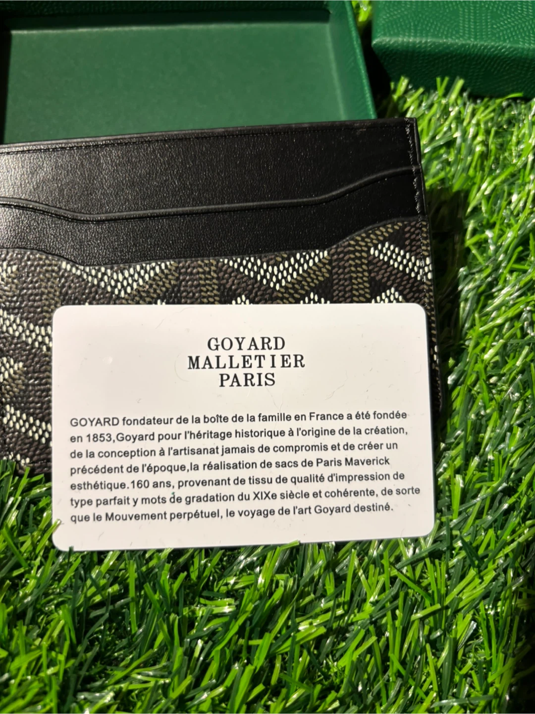 Goyard Card Holder with Box - photo 3