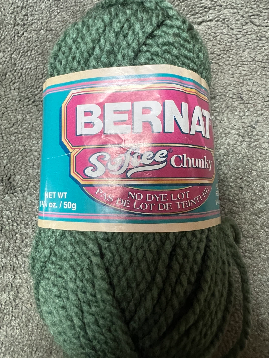 7+ Skeins of Bernat Softee Chunky Yarn - Sea Green - photo 4
