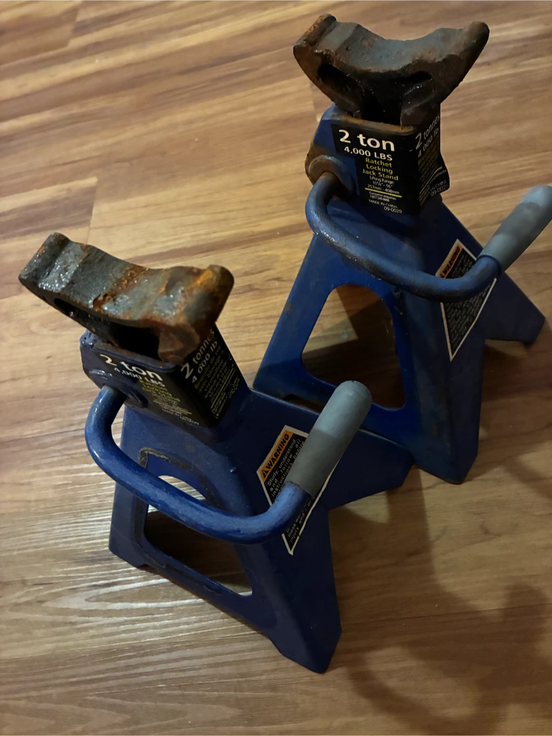 2 Ton Ratchet Locking Jack Stands (Pair)