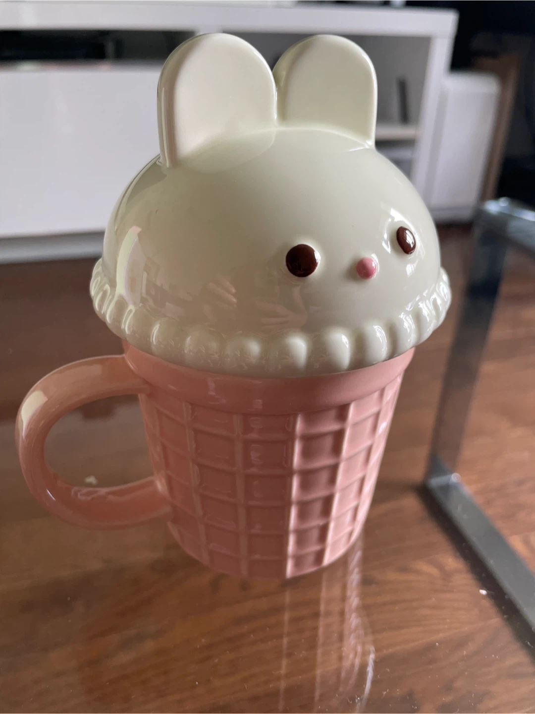 Cute Bunny Mug with Lid - photo 3