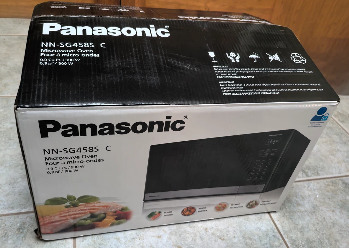 Brand New Panasonic NN-SG458S Microwave – Never Used