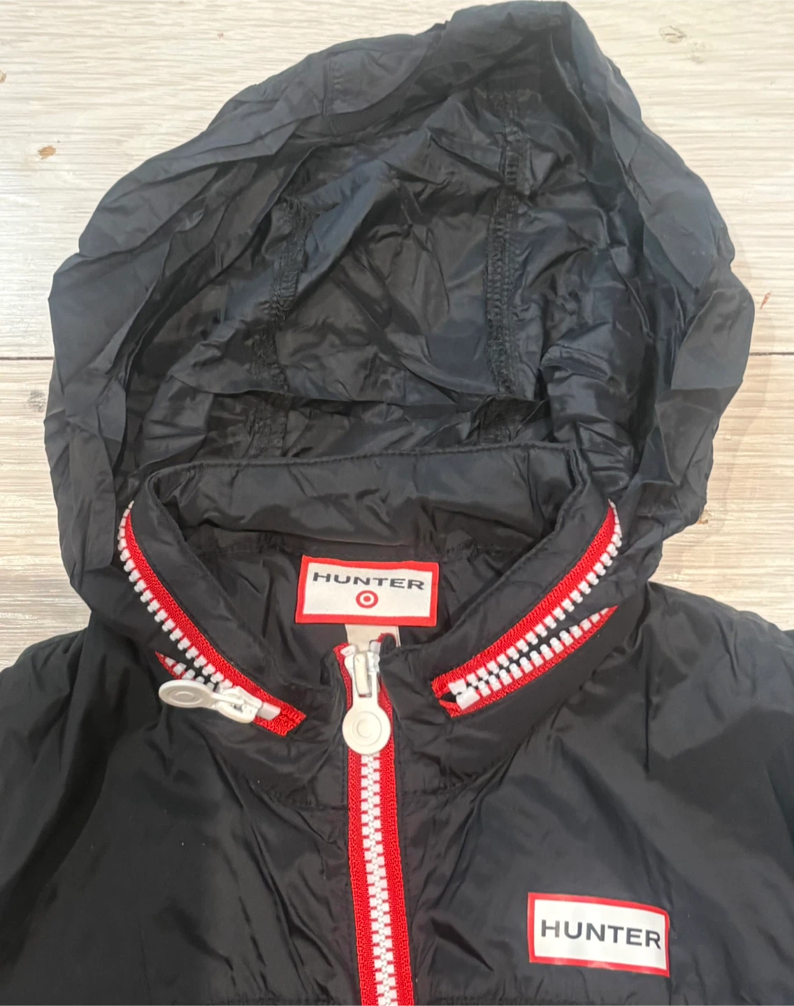 NWT Hunter for Target Limited  Black Packable Hooded Dress S - photo 3