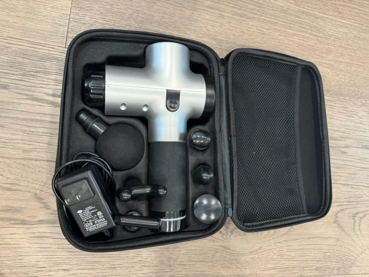 Percussion Massage Gun with Accessories - photo 2