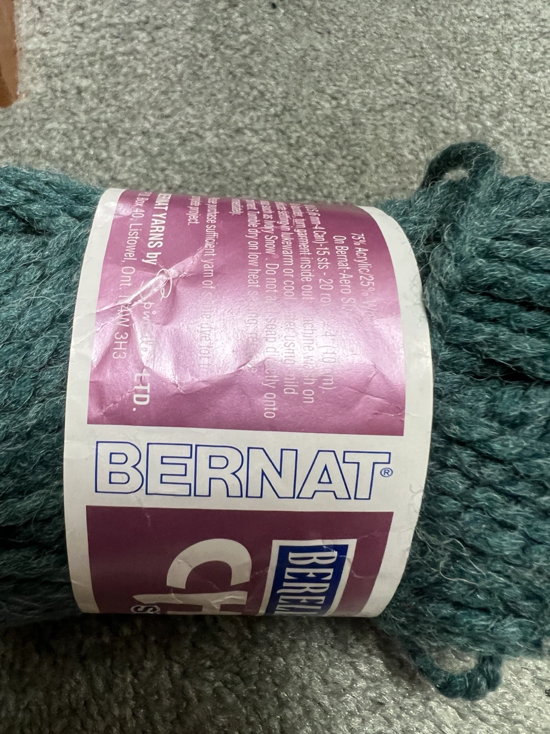 9 Balls of Bernat Berella Chunky Yarn - photo 3
