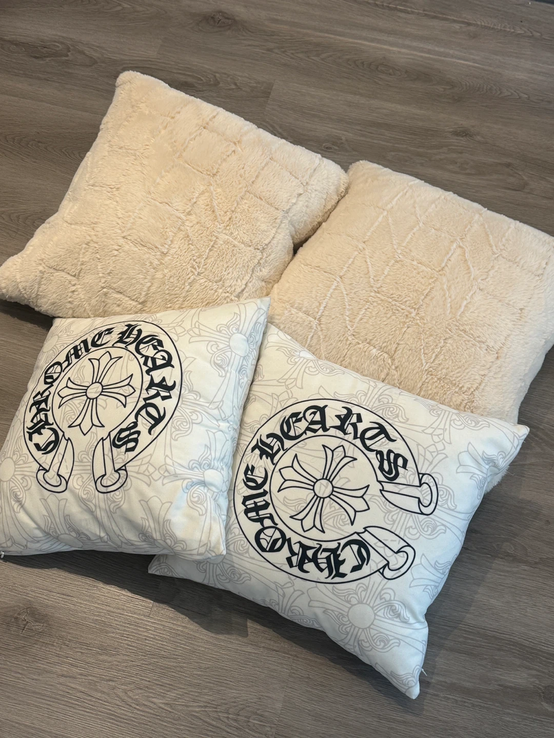 Chrome Hearts Throw Pillows Set