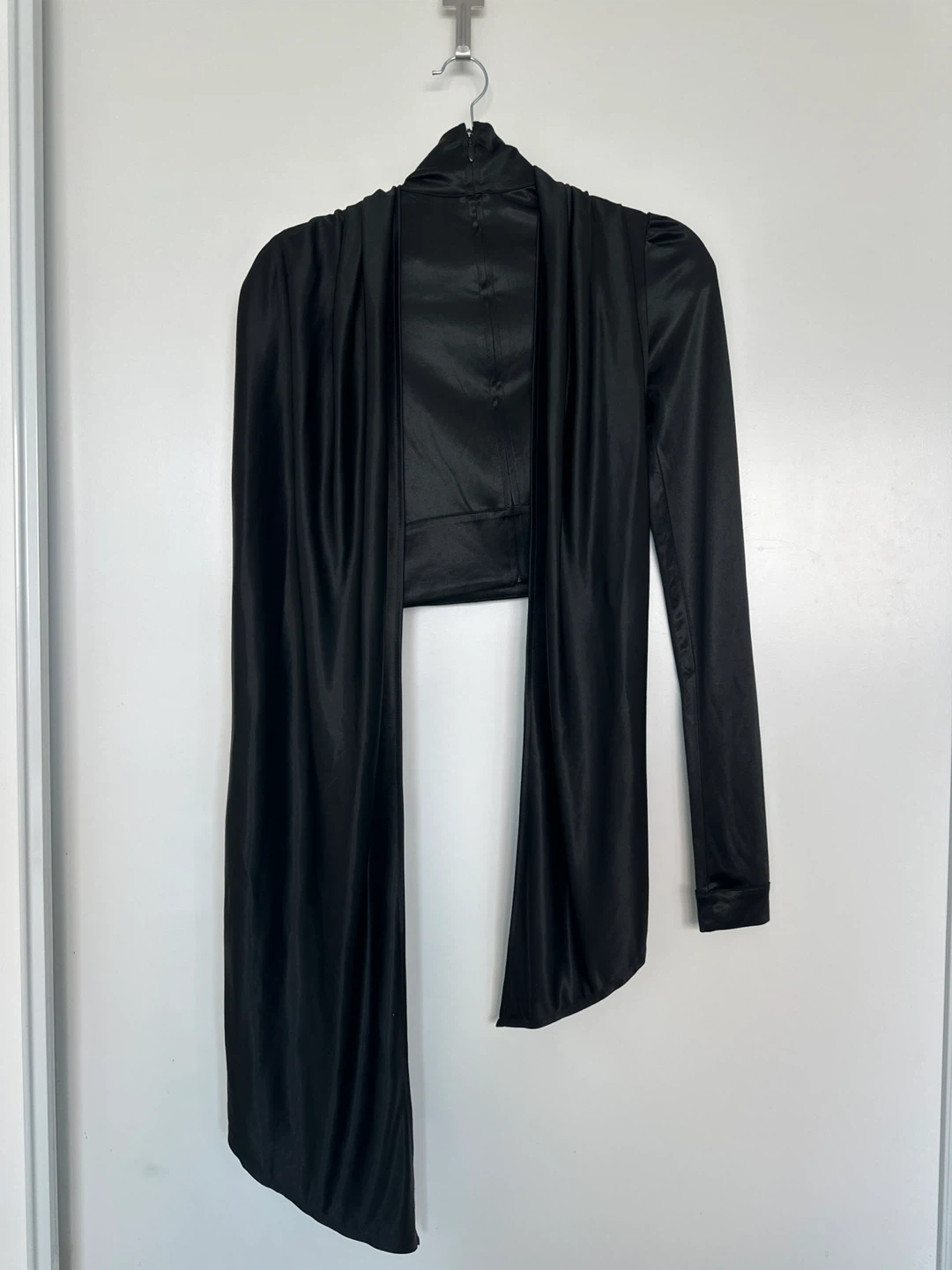 Rabanne x H&M Black Satin Ring Top - photo 2