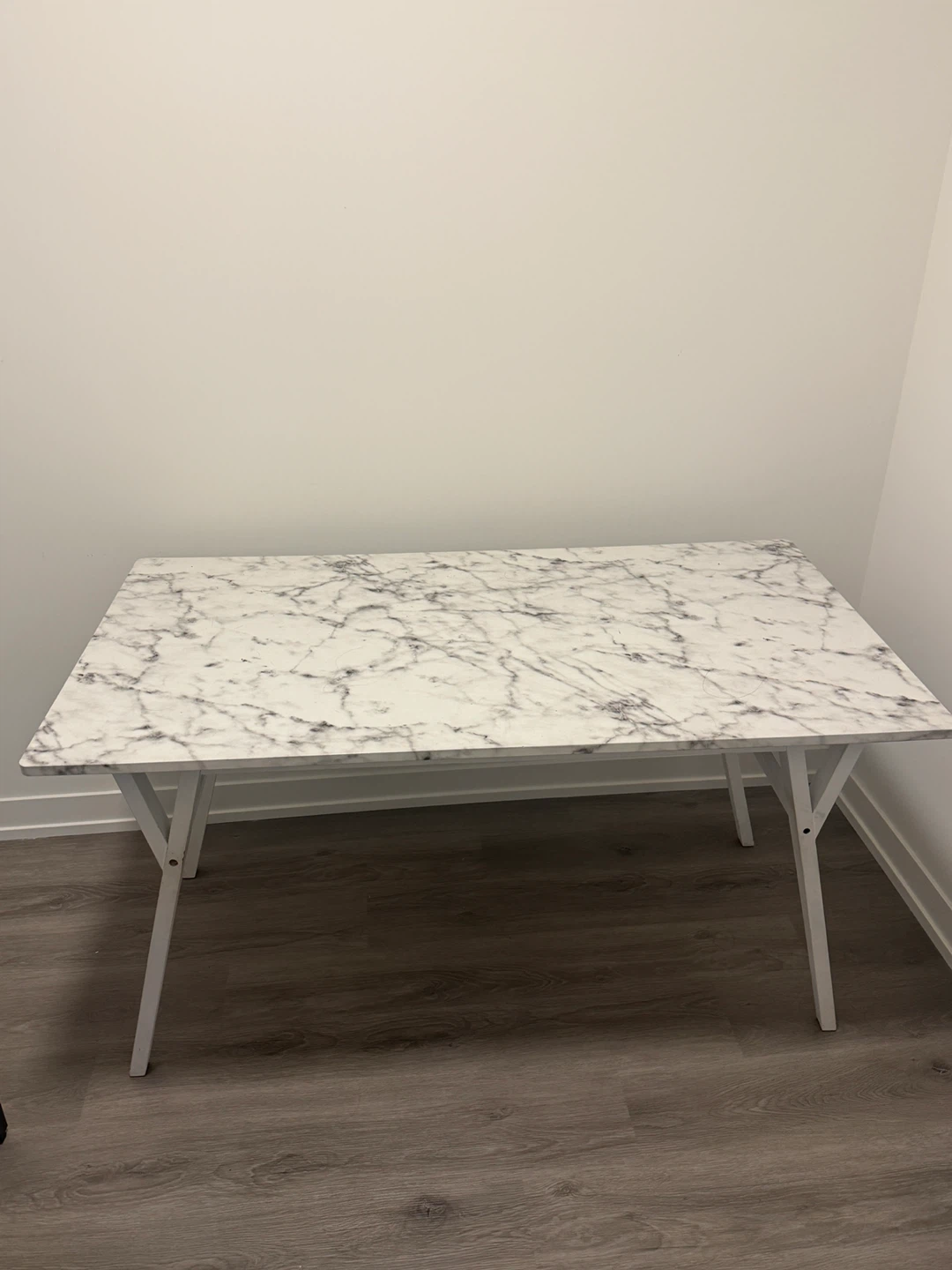Faux Marble Top Dining Table - photo 4