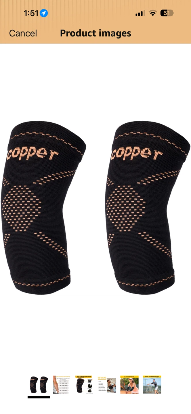 Copper Elbow Compression Sleeve - photo 3