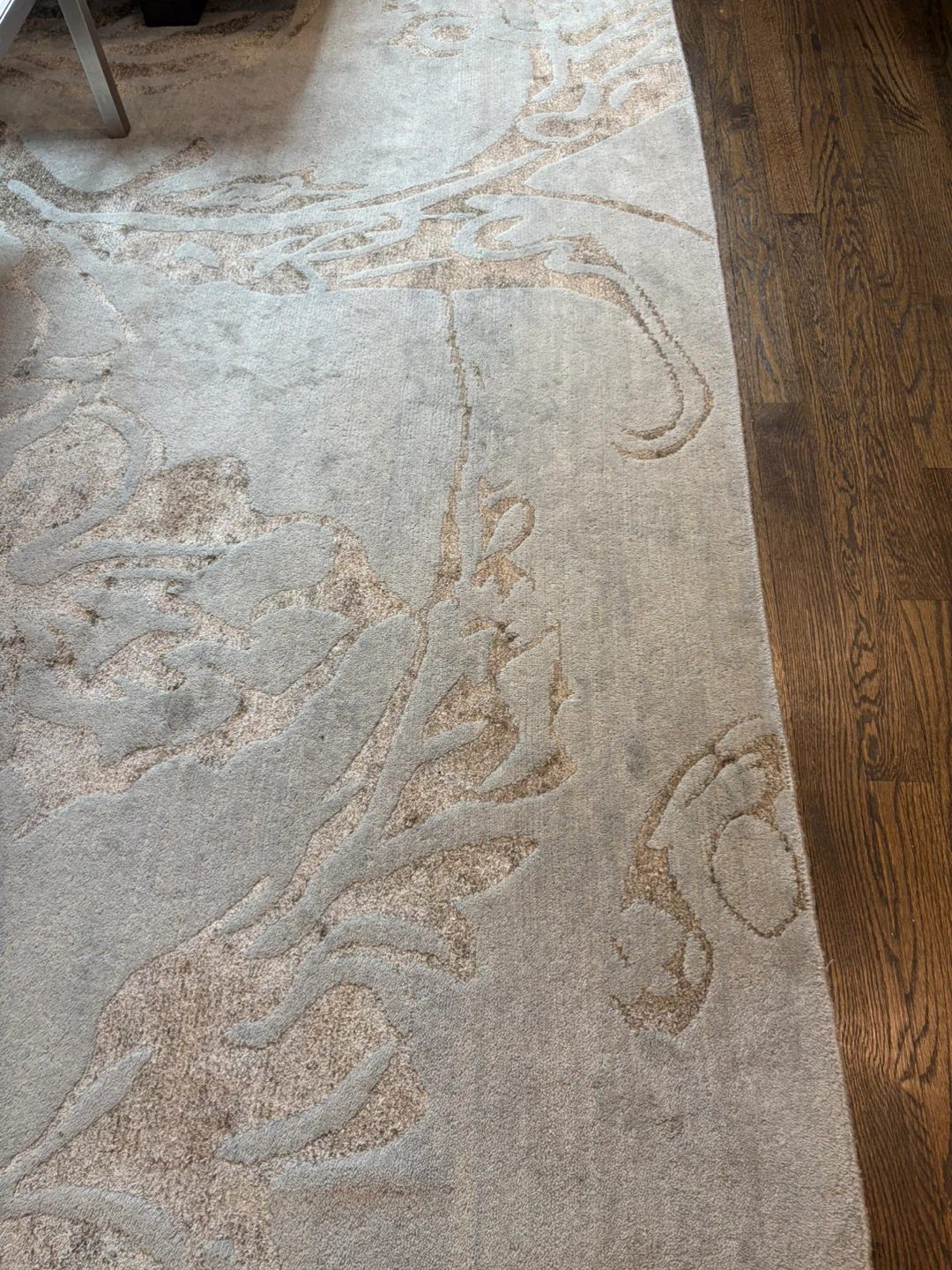 Large Floral Pattern Area Rug