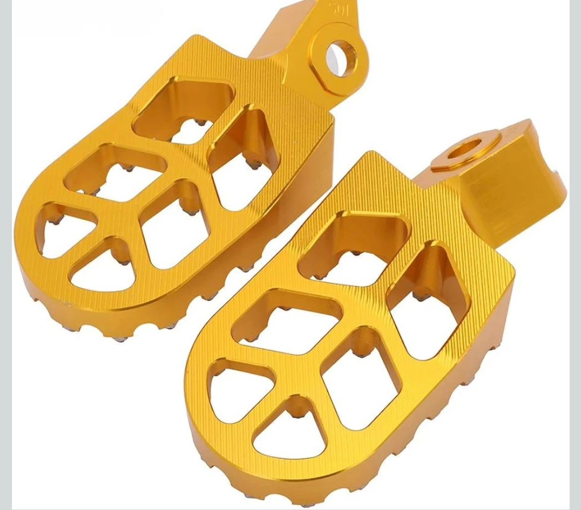 Gold Motorcycle Footpegs