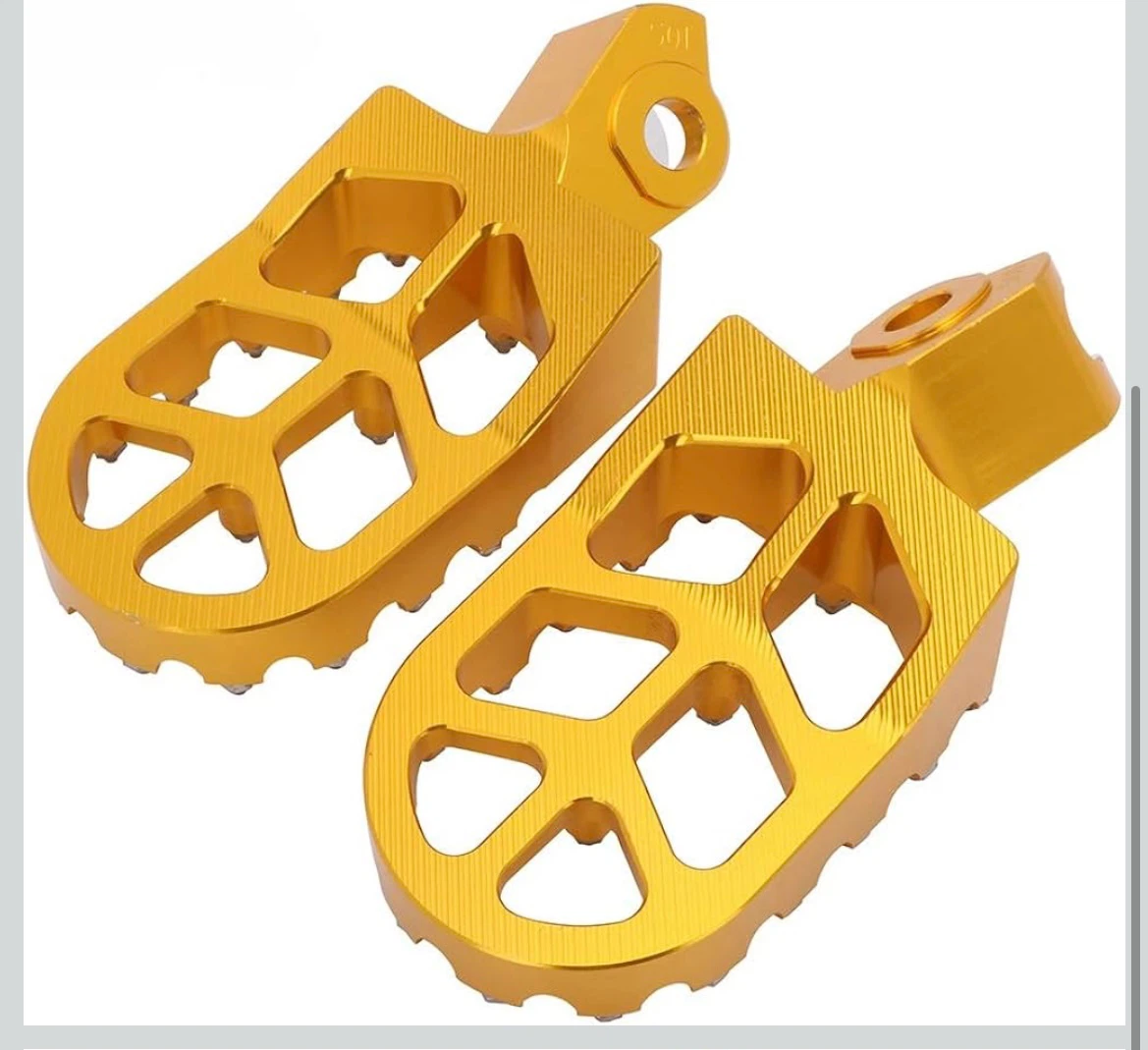 Gold Motorcycle Footpegs - photo 2