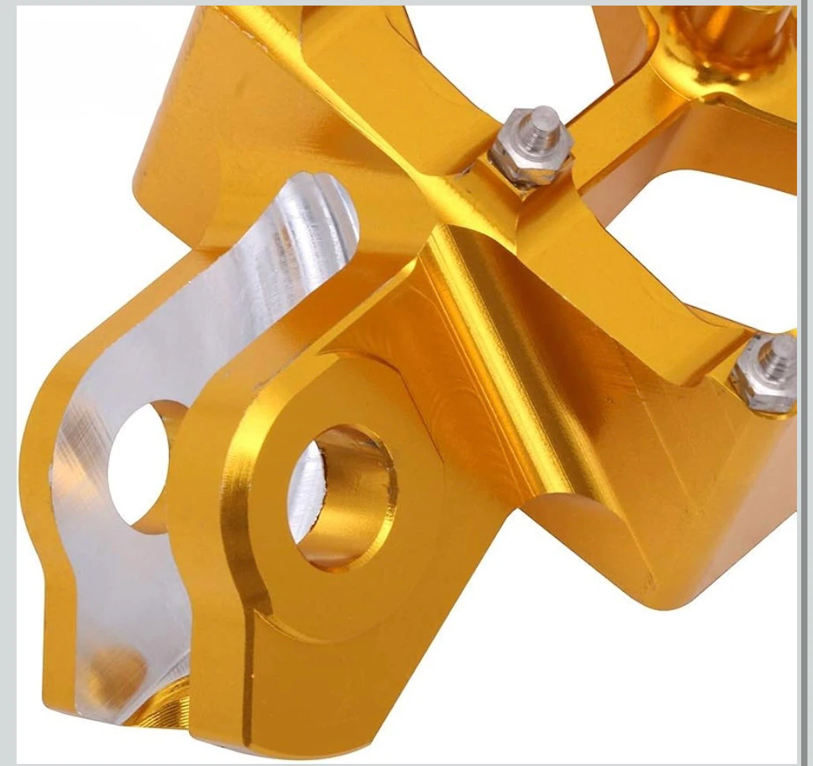 Gold Motorcycle Footpegs - photo 3