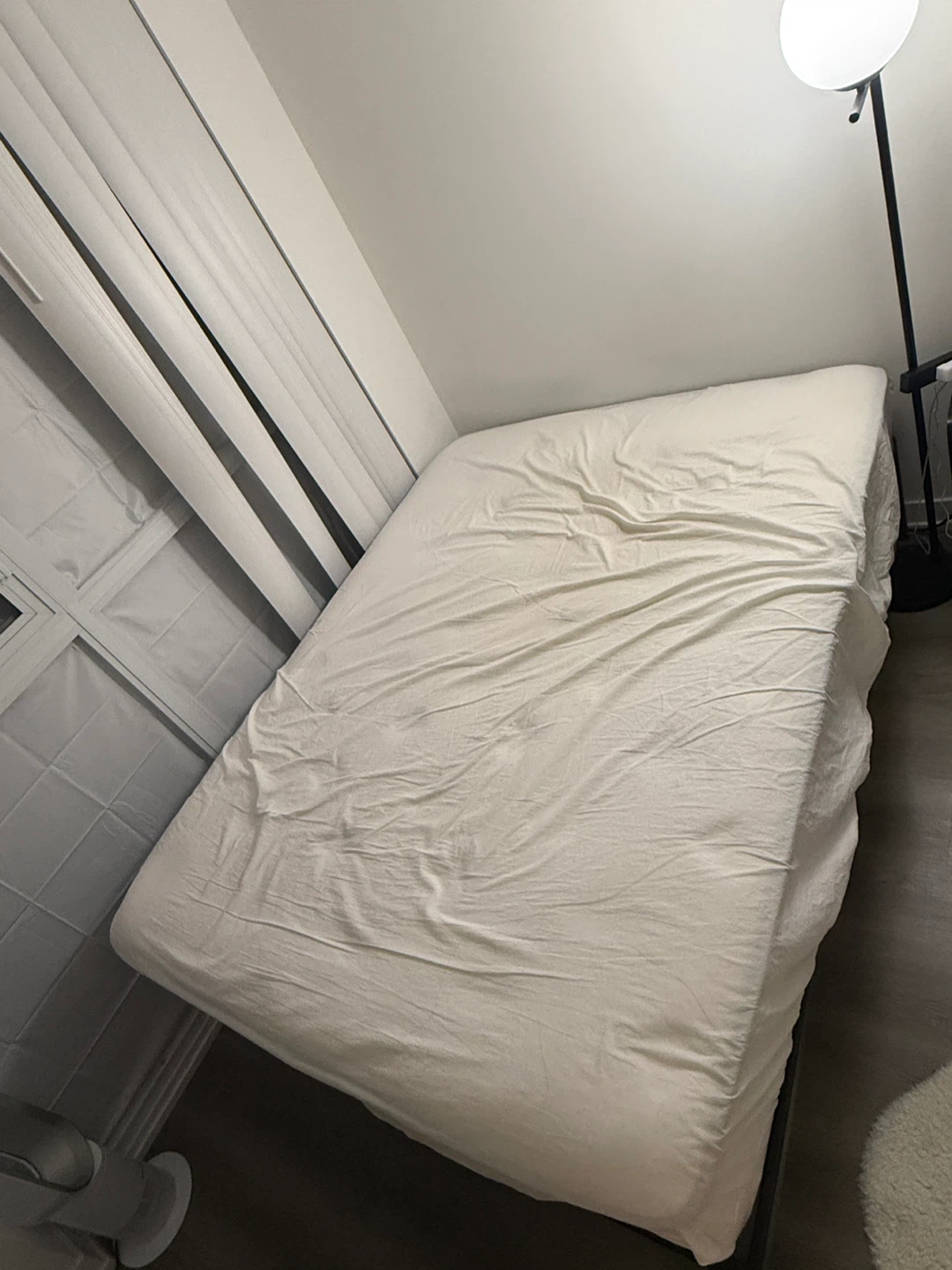 & Black Metal Bed Frame Set