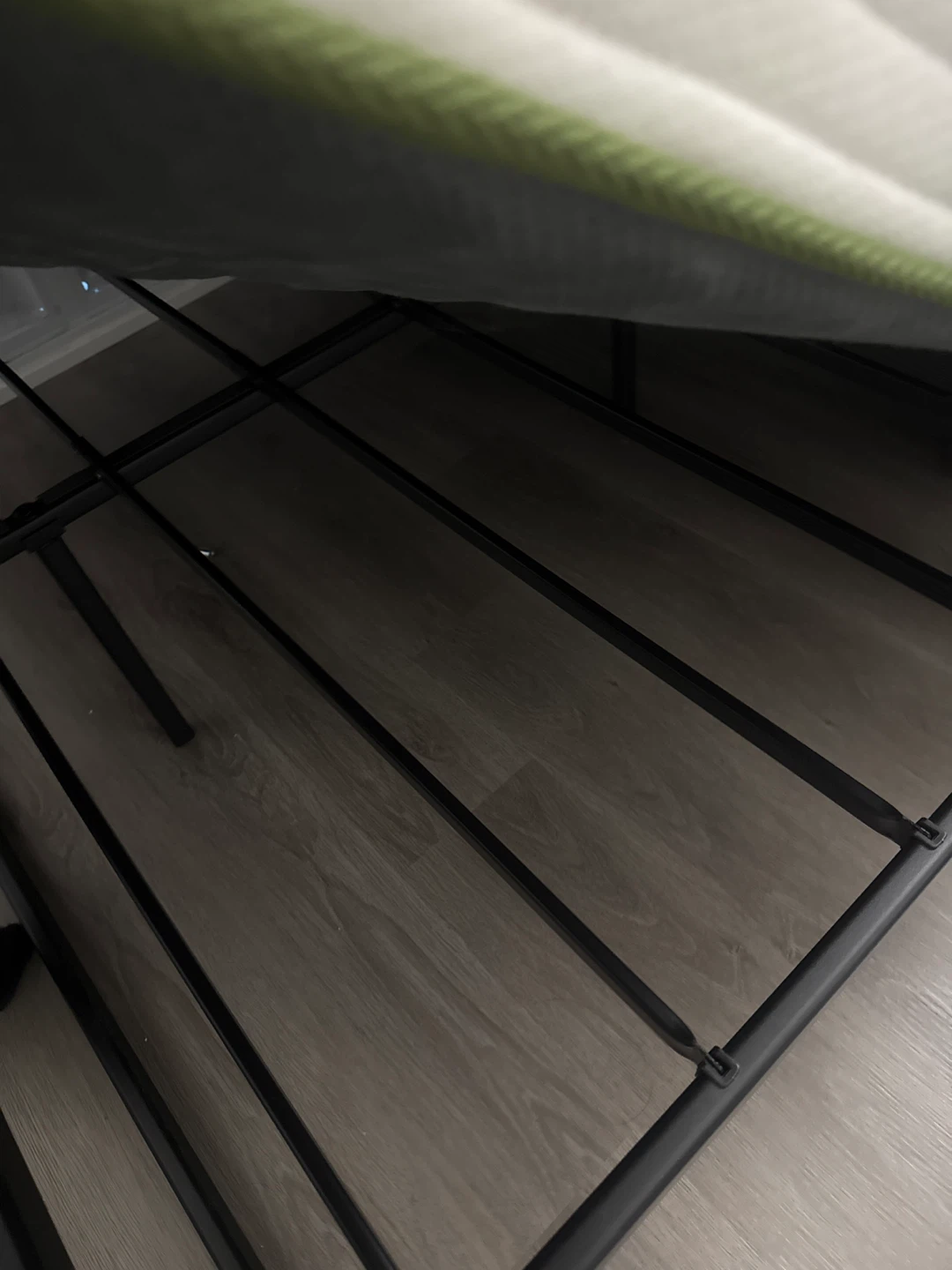 & Black Metal Bed Frame Set - photo 3
