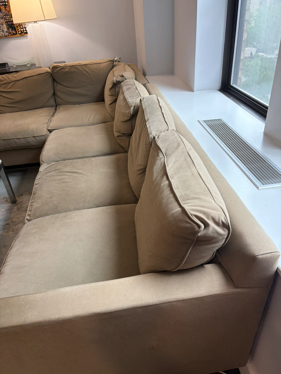 Large Grey Sectional Sofa - photo 2