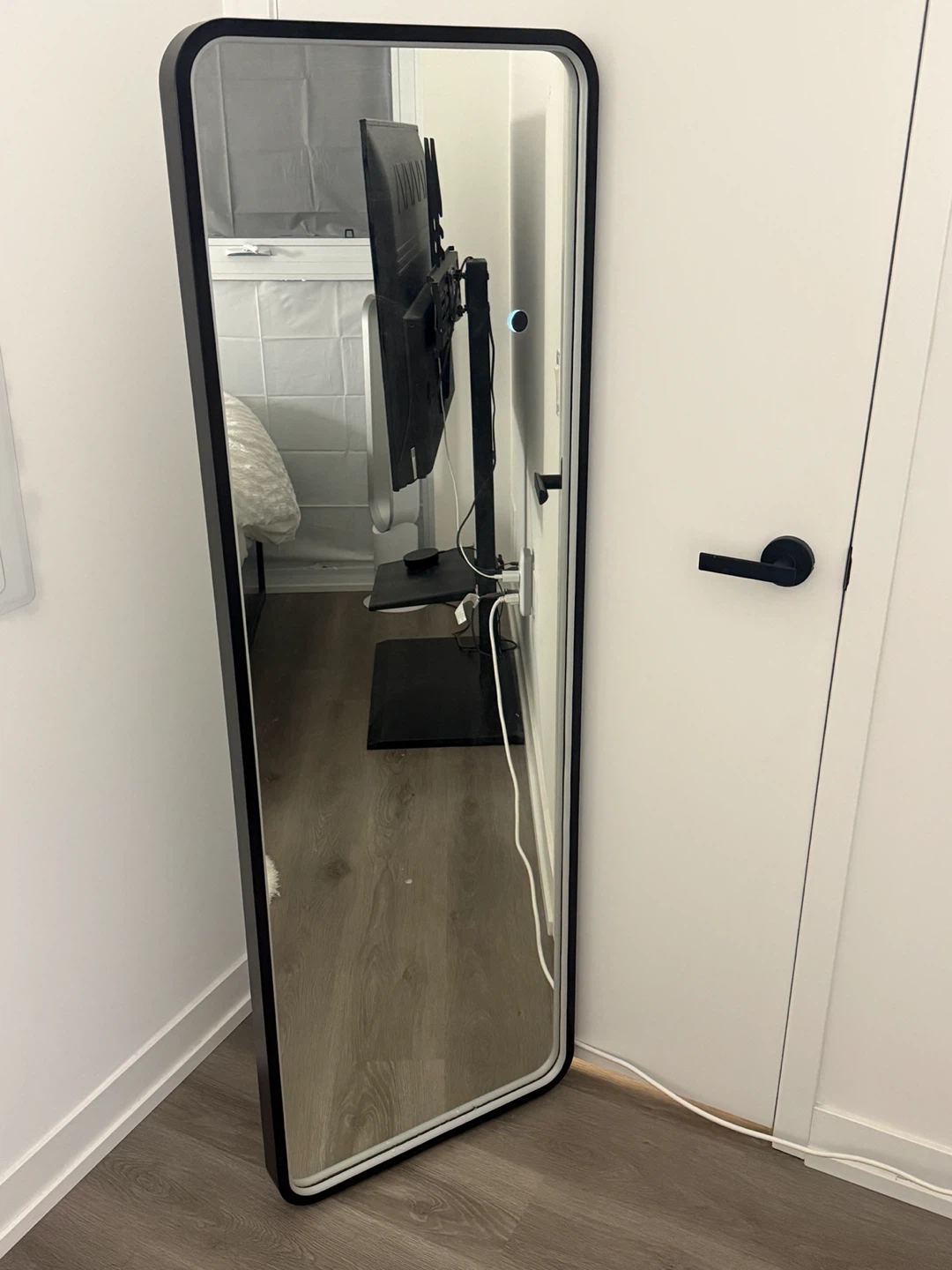 Full Length LED Standing Mirror (Dimmable Light)