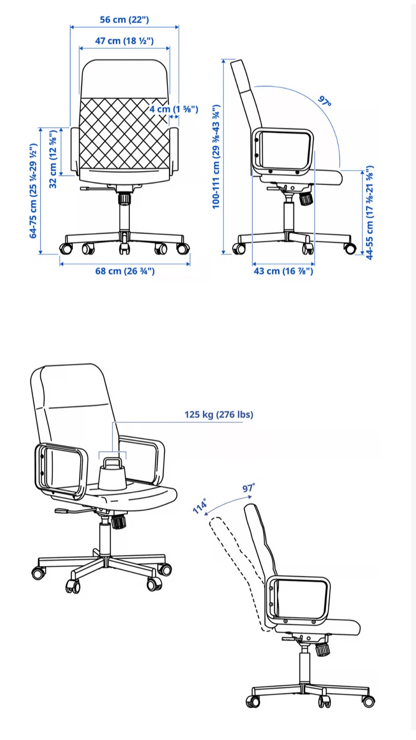 IKEA Flintan Office Chair - photo 4