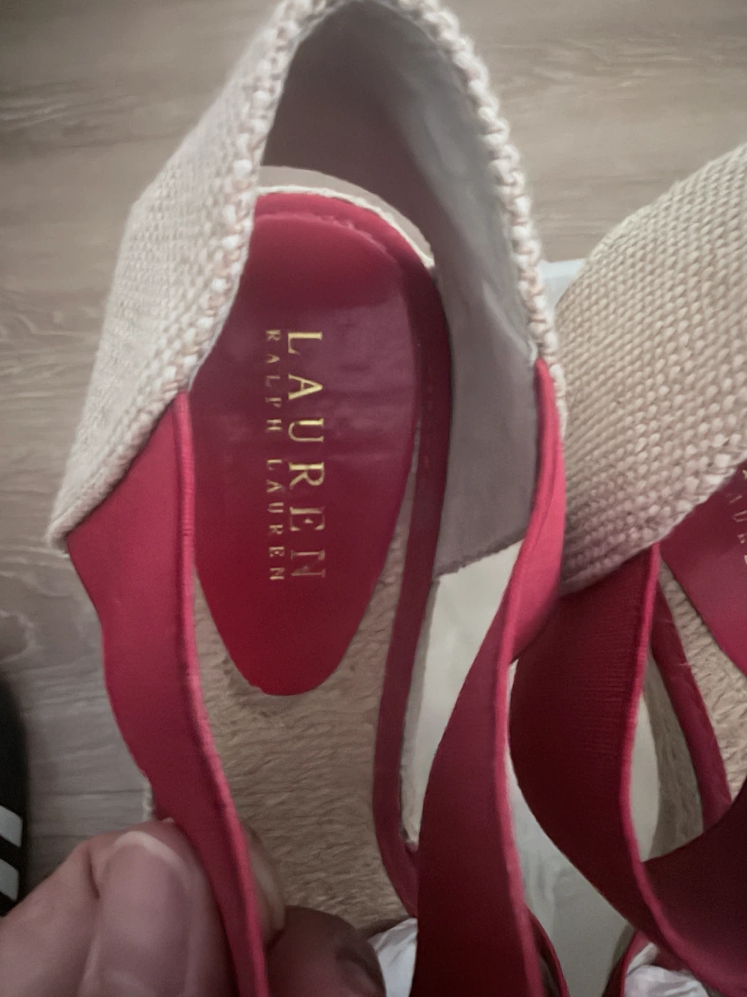 Lauren Ralph Lauren Red Wedge Espadrilles - photo 4