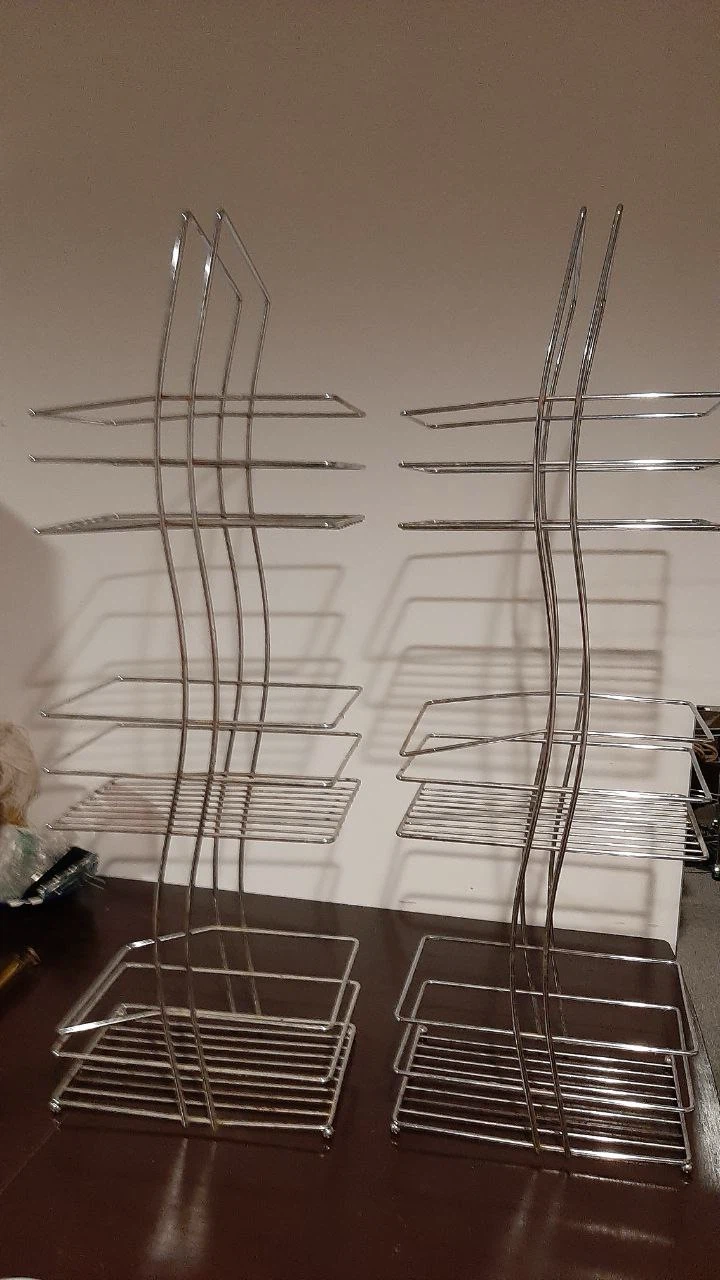 Chrome Wire Shelving Unit