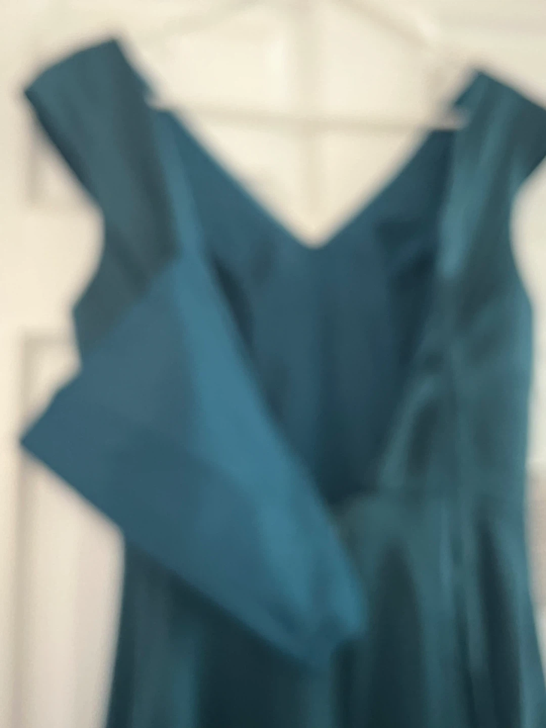 Teal V-Neck Sequined Dress - photo 5