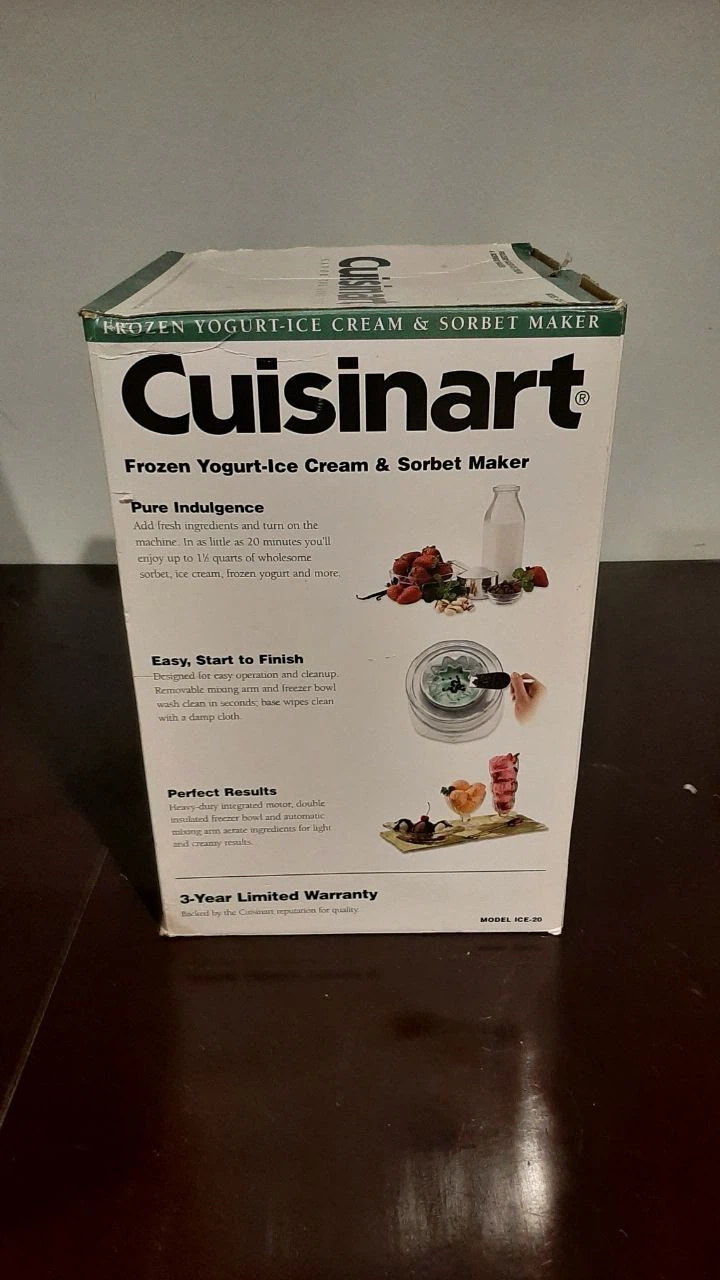 Cuisinart Frozen Yogurt-Ice Cream & Sorbet Maker