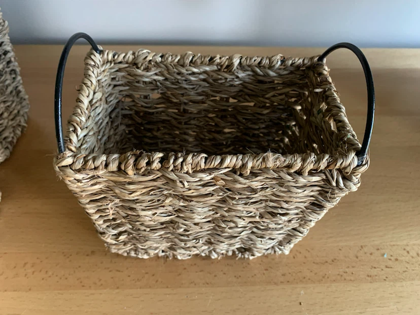 Set of 9 Woven Sea Grass Baskets - photo 4