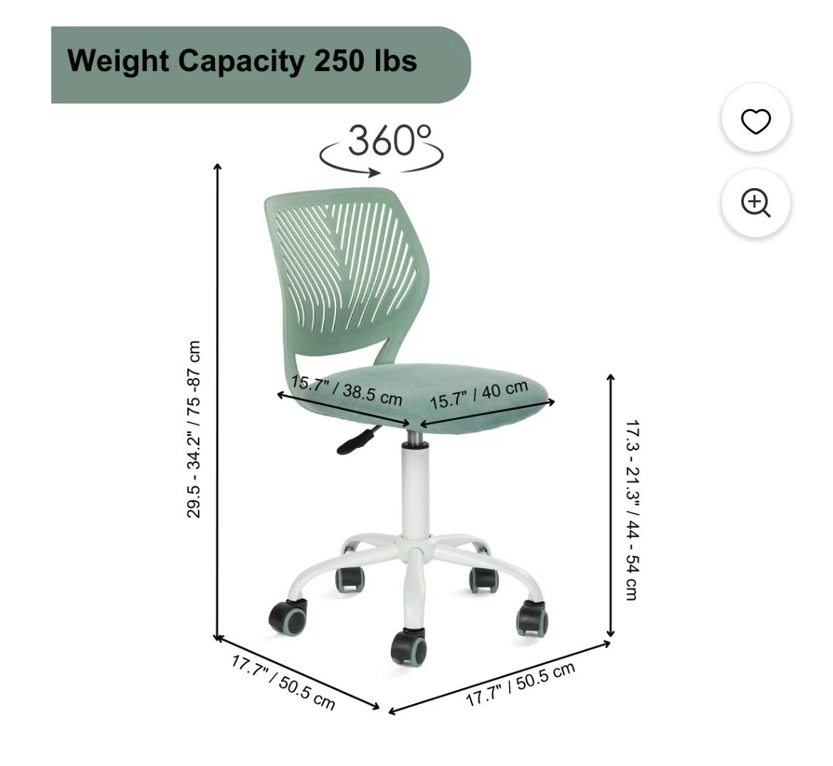 Green Swivel Office Chair - photo 4