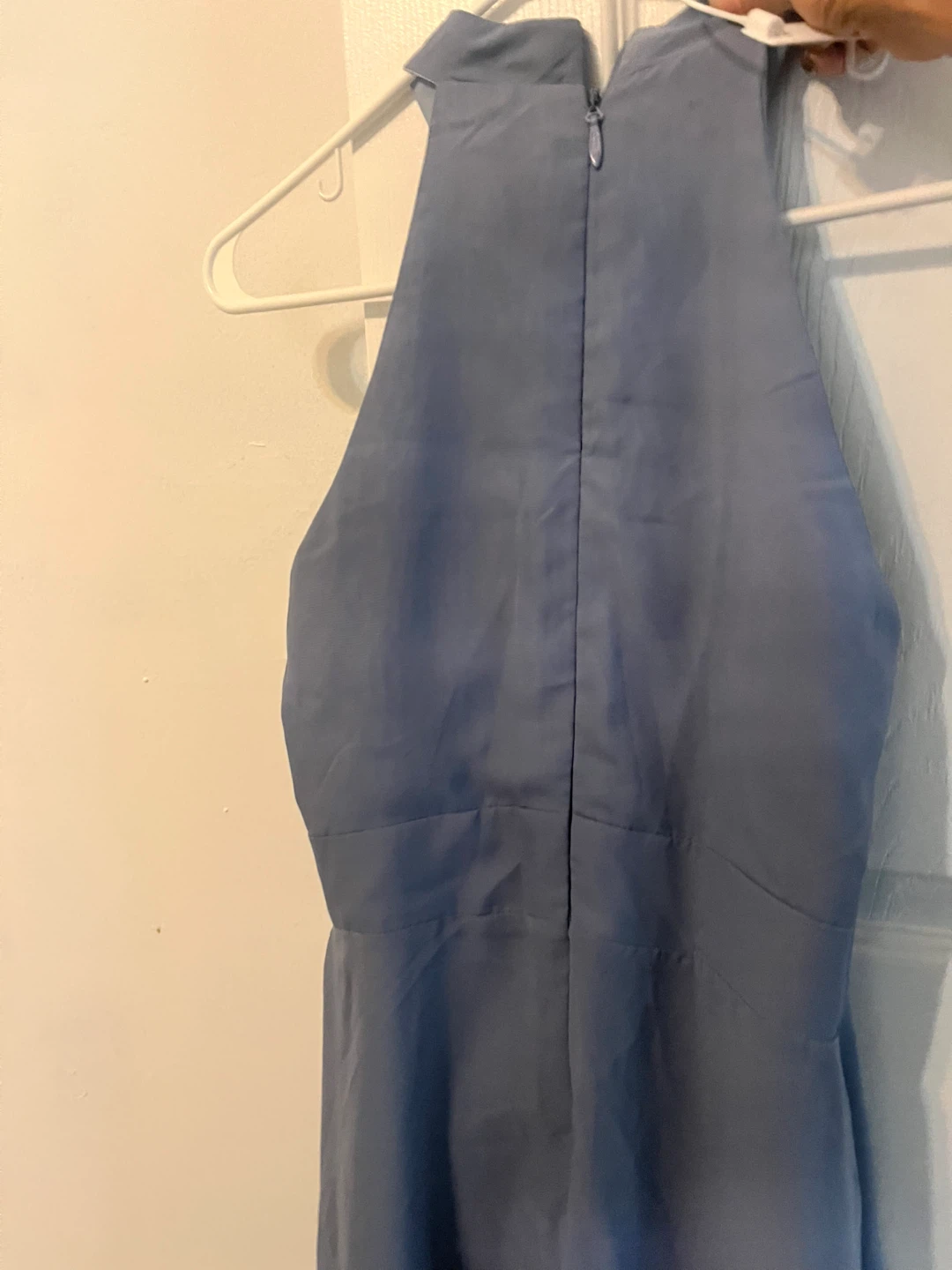 Blue Halter Neck Dress - photo 4