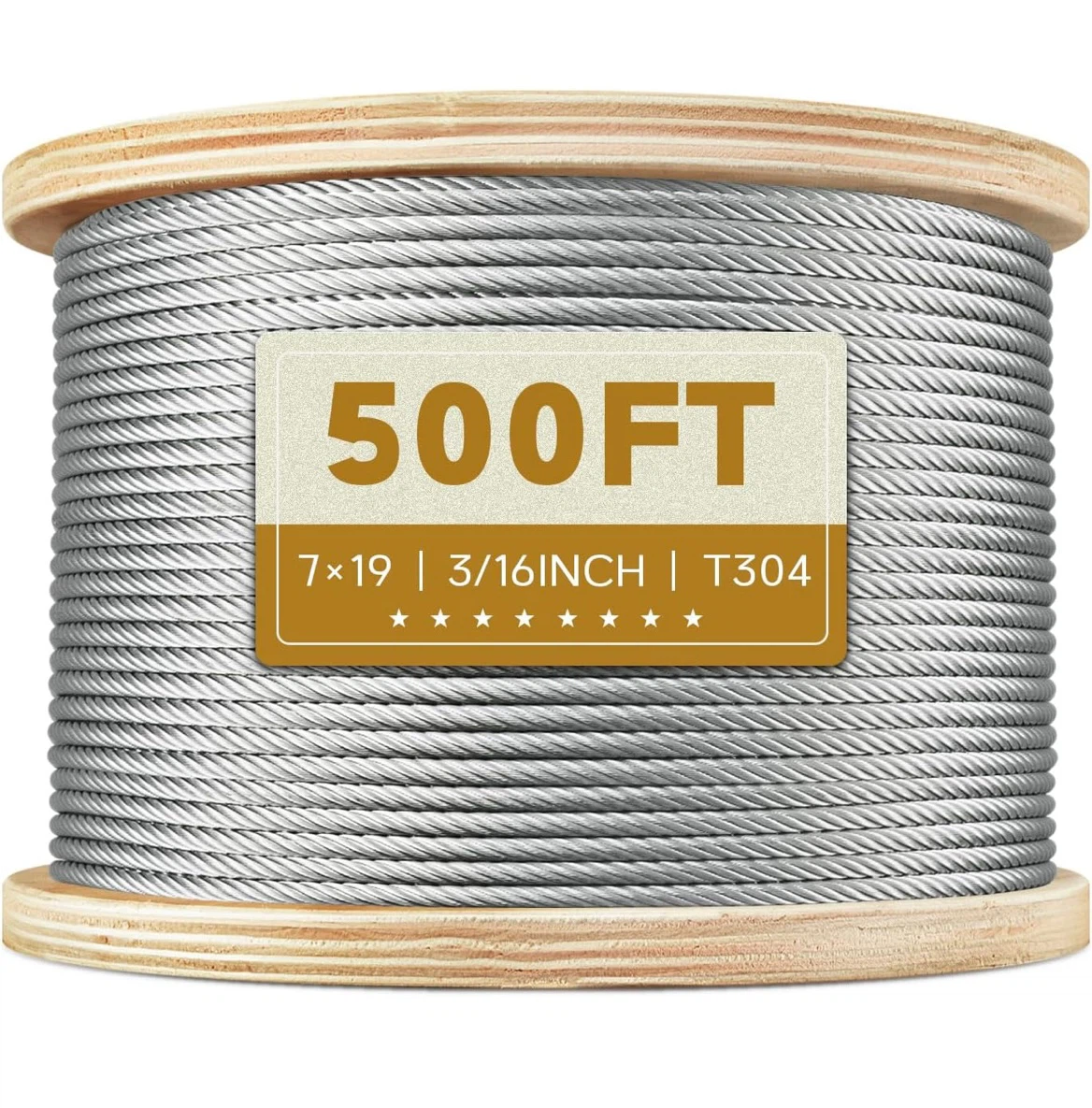 T304 Stainless Steel Wire Rope 500ft - photo 3