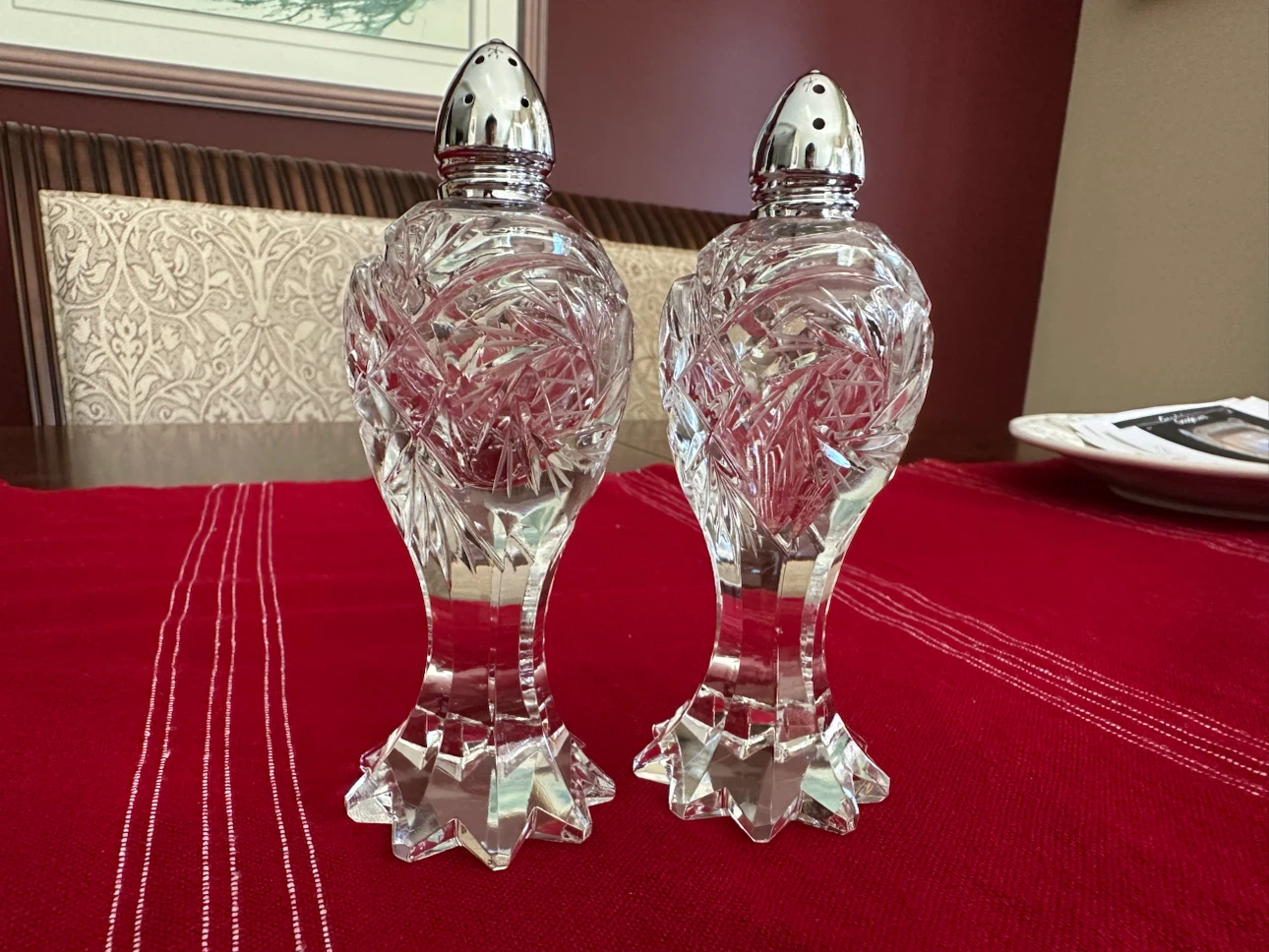 Vintage Czech Crystal Salt/Pepper - photo 2