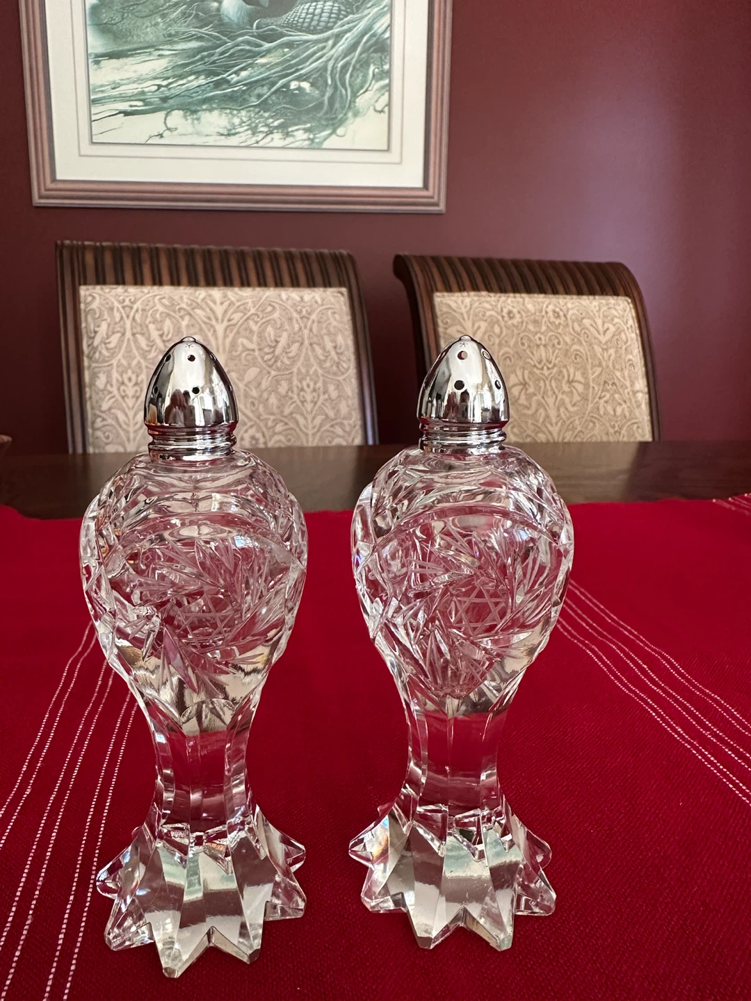Vintage Czech Crystal Salt/Pepper - photo 5