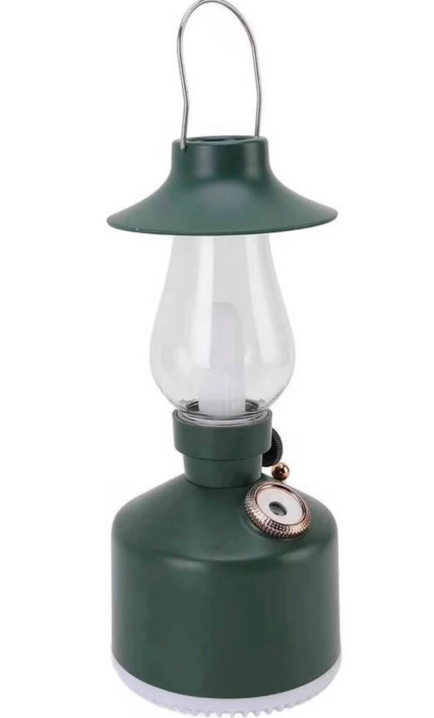 Cool Mist Humidifier Kerosene Lamp Retro Style (Green) Low Noise - photo 5