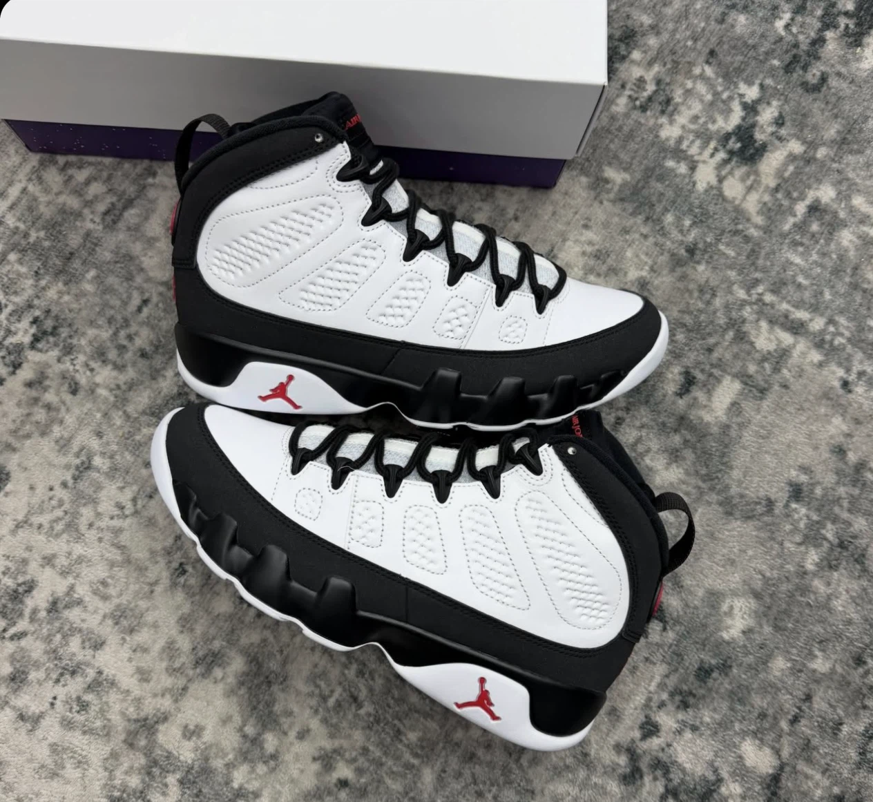 Nike Air Jordan 9 Retro White Black Red