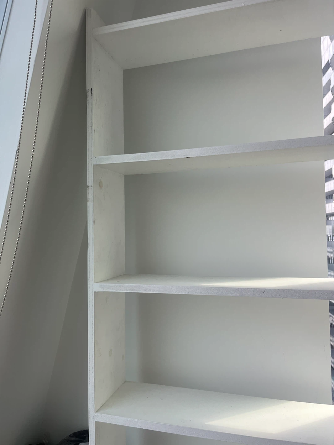 White Tall Wooden Bookshelf - photo 3