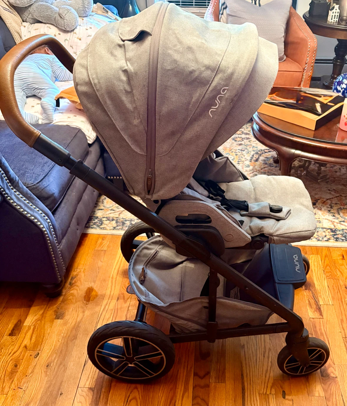 Nuna Stroller with Tan Leatherette Handle - photo 3