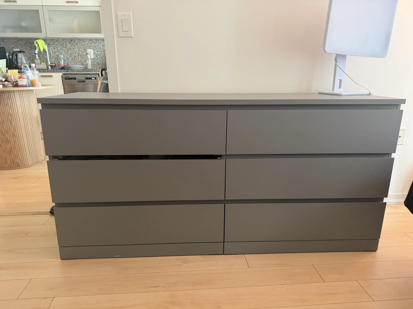 IKEA Malm 6-Drawer Dresser in Grey - photo 2