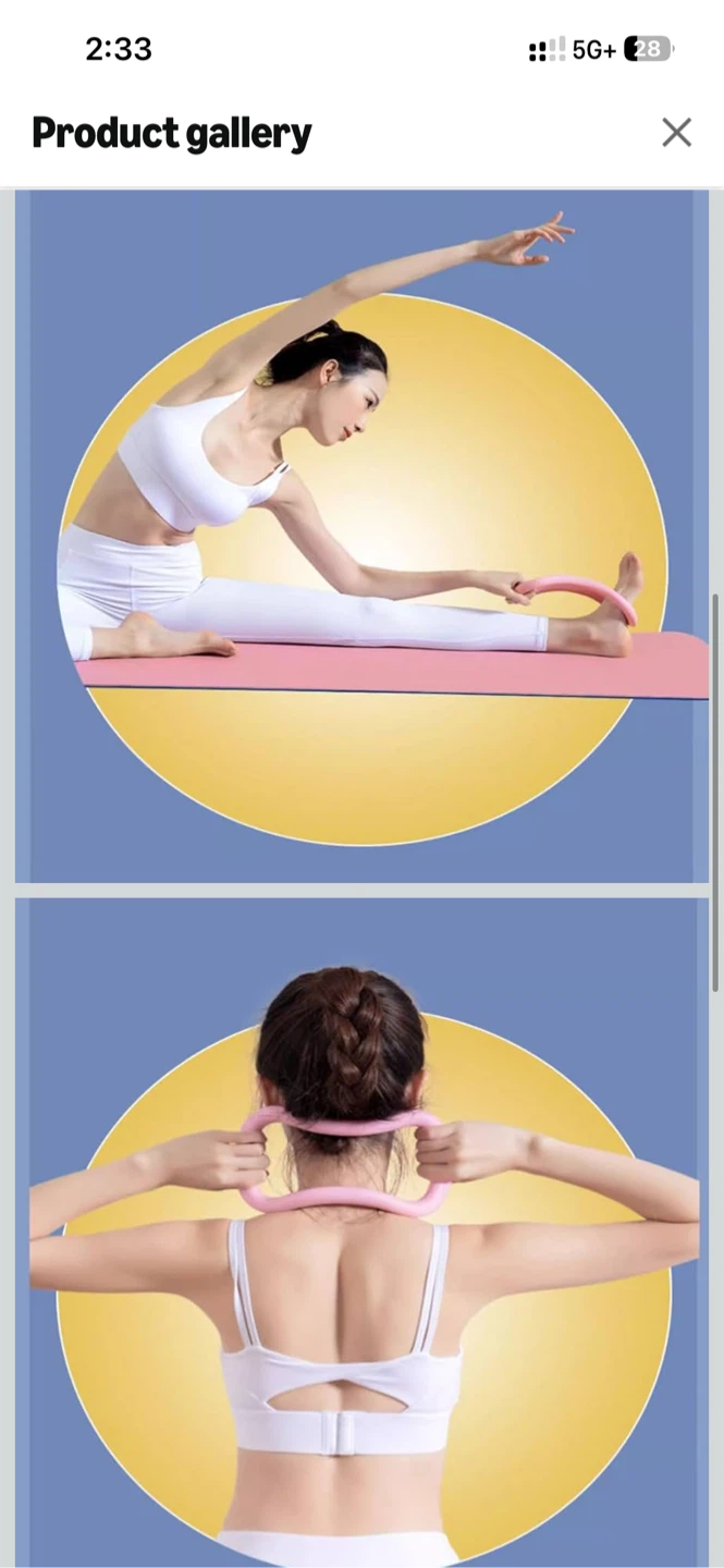 Yoga Ring Pilates Ring Fitness Tool - photo 3