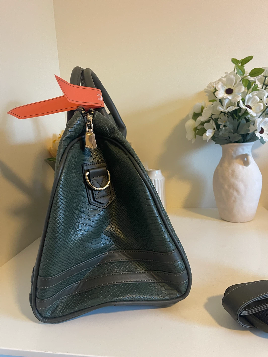 Tote&Carry Green Snake Print Backpack - photo 3