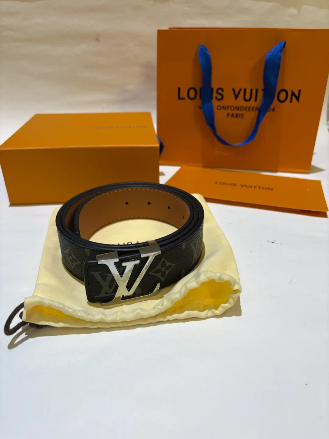 Louis Vuitton Monogram Eclipse Belt
