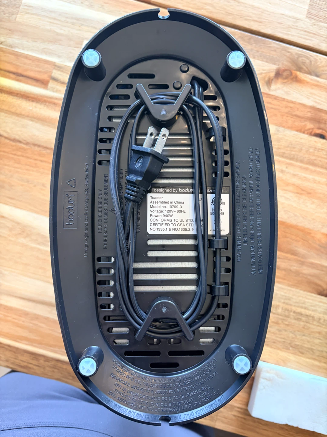 Bodum Bistro Toaster Black - Like New - photo 4
