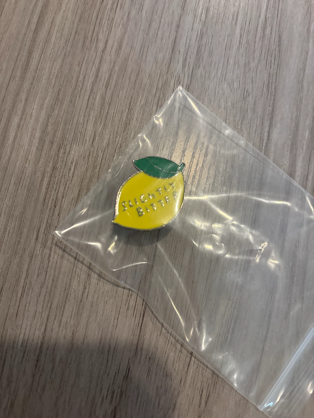 Slightly Bitter Lemon Enamel Pin