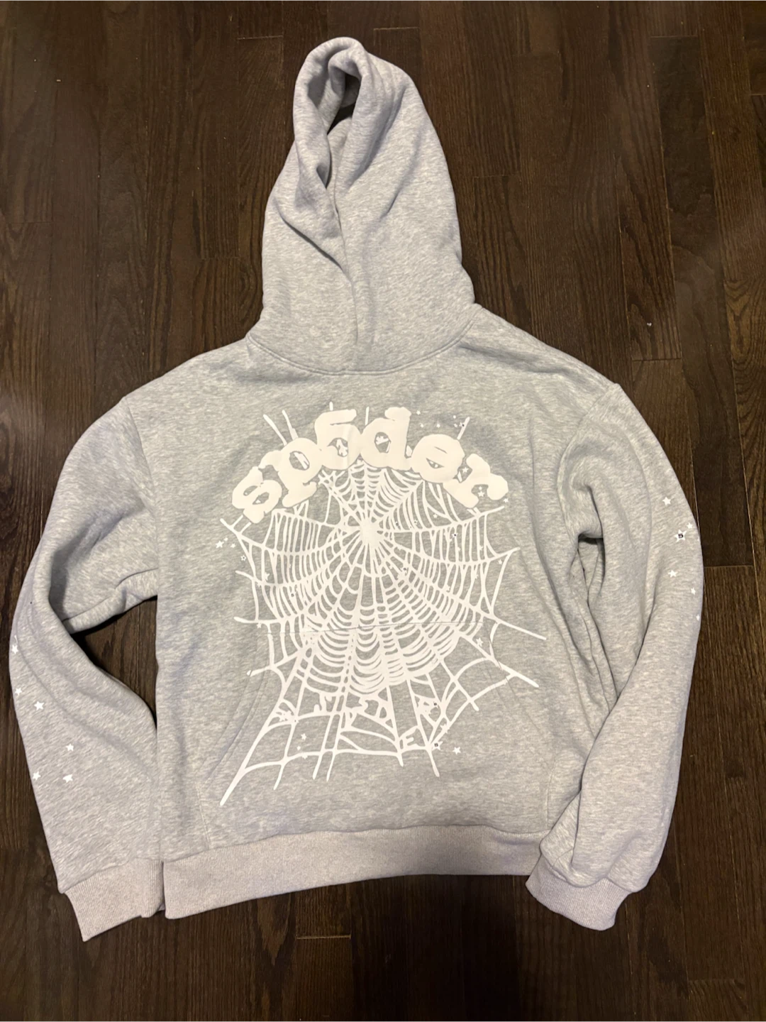 Sp5der Grey Hoodie