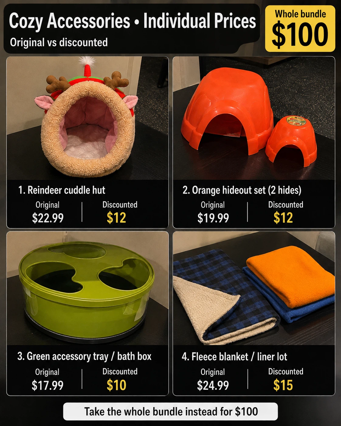 Rabbit/ hamster/ Hedgehog / Small Animal Heating and Cozy Bundle - photo 2