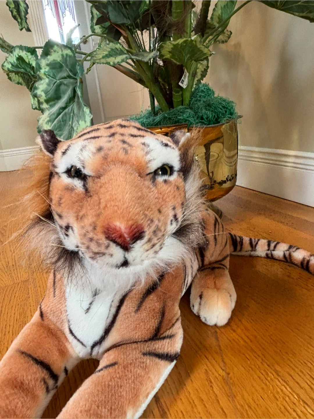 Vintage realistic tiger plush 18” - photo 3