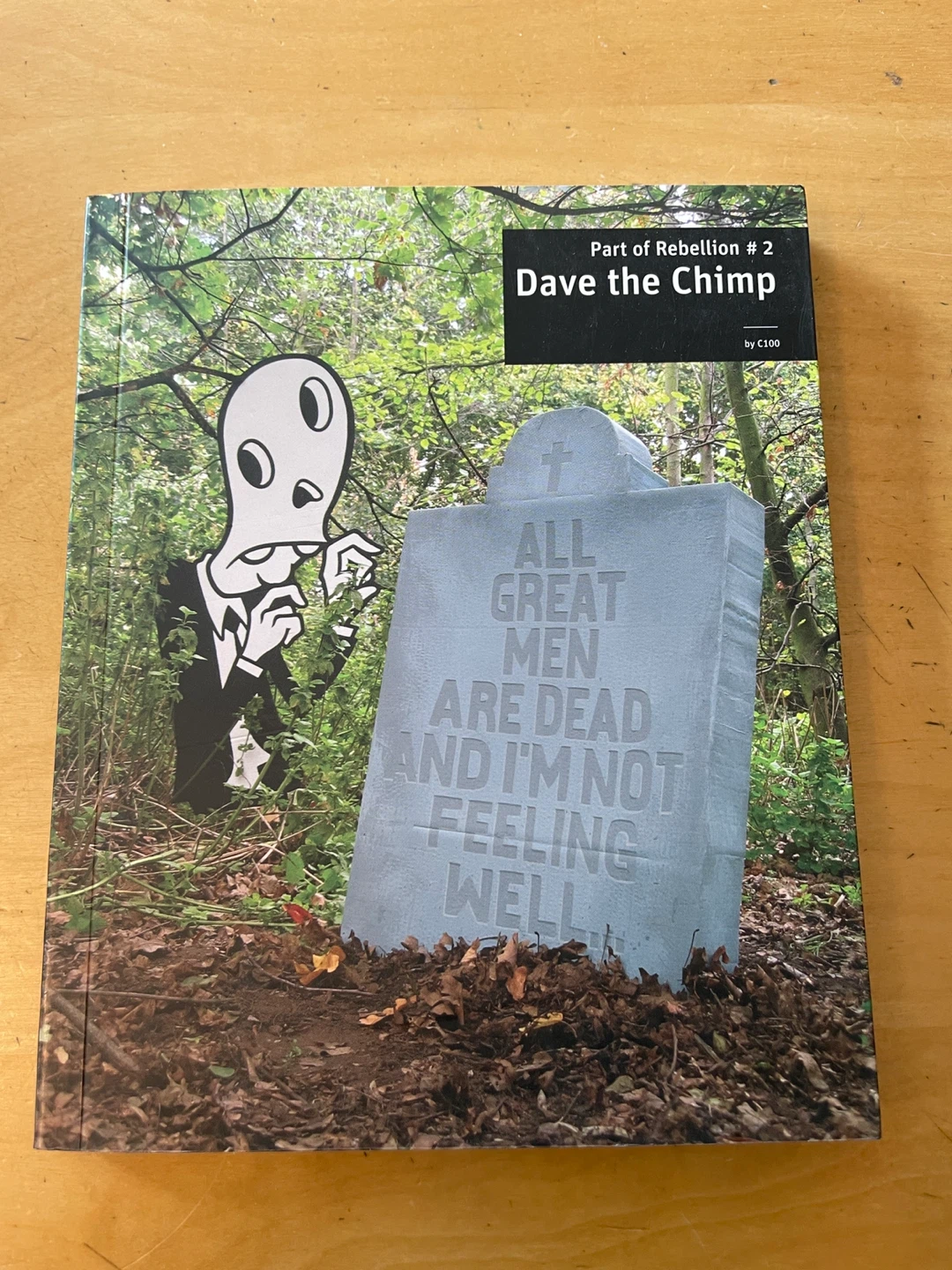Part of Rebellion #2 Dave the Chimp Book